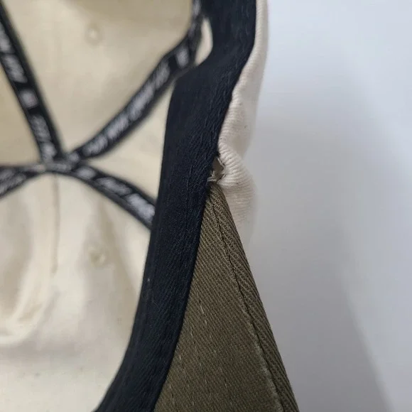 Devereux Golf Hat Snapback Beige Green Augusta Arborist Golf Society Logo Men - Picture 13 of 14